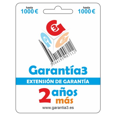 Extensión de garantía 1000€