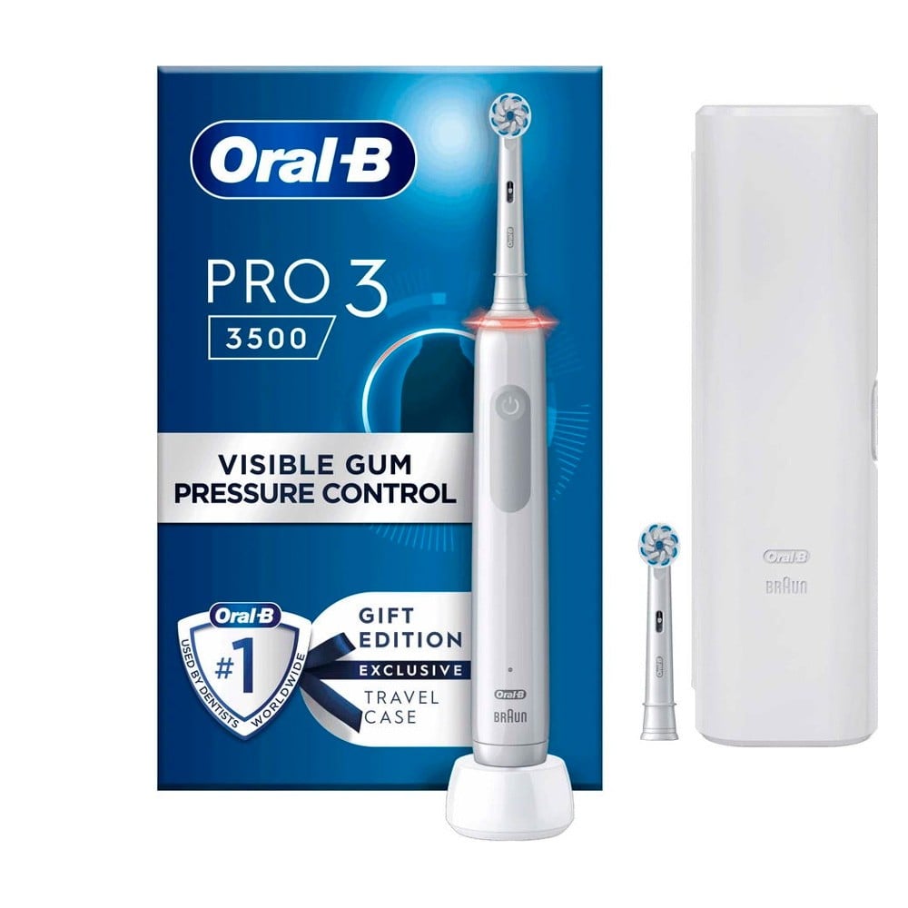Braun Oral-B Pro color azul y blanco Cepillo de dientes eléctrico de rotación 