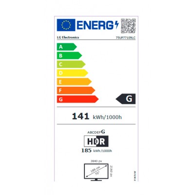 TV LED LG 75UP77109LC