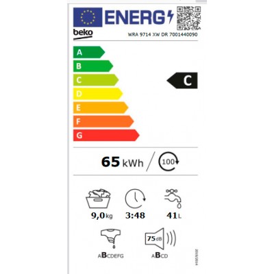 Lavadora  BEKO WRA 9714 XW DR