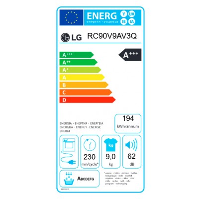 Secadora LG RC90V9AV3Q