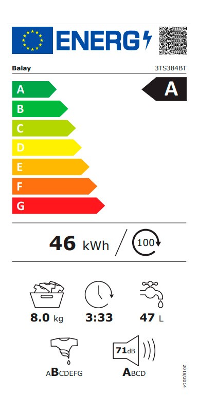 3TS384BT Lavadora  Balay Electrodomésticos ES