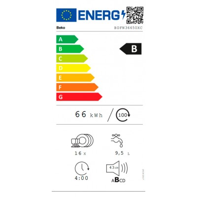 Lavavajillas BEKO BDFN36650XC