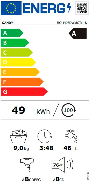 Etiqueta de Eficiencia Energética - 31018841