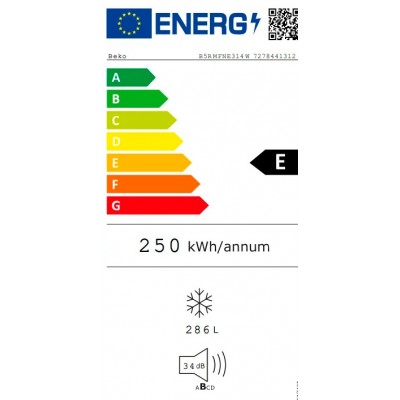 Congelador BEKO B5RMFNE314W