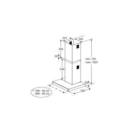 Campana BEKO BHCB91622BXH