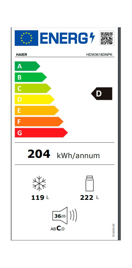 Etiqueta de Eficiencia Energética - 34005076