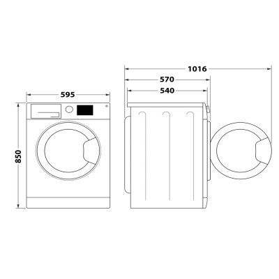 Lavasecadora WHIRLPOOL FFWDB 964369 SBV