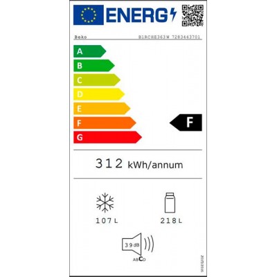 Combi BEKO B1RCHE363W
