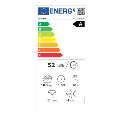 Lavadora HISENSE WF5S1045BW