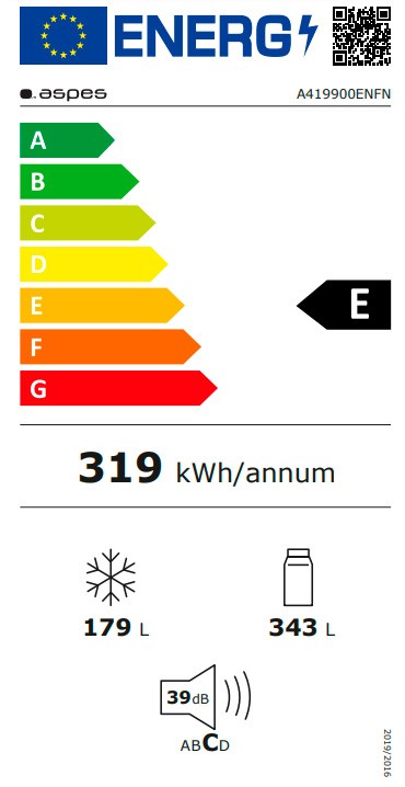Etiqueta de Eficiencia Energética - A419900ENFN