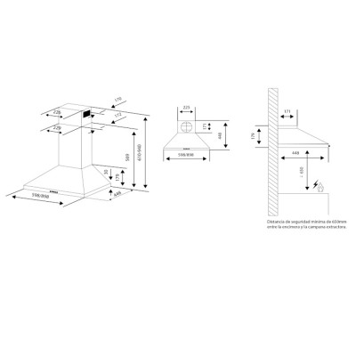 Campana ASPES ACPP600A1IX