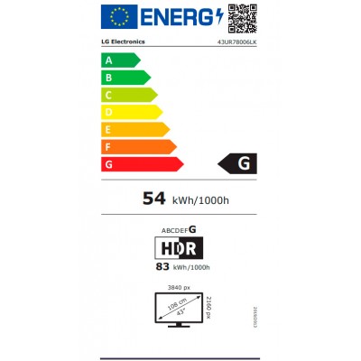 Televisor LED LG 43UR78006LK