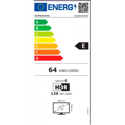 Televisor LED LG 55QNED826RE