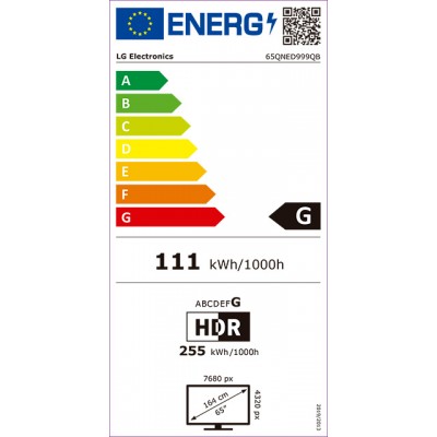 TV Mini LED LG 65QNED999QB