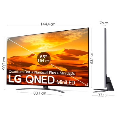 Televisor Mini LED LG 65QNED916QE