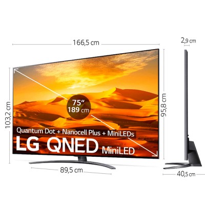 Televisor Mini LED LG 75QNED916QE
