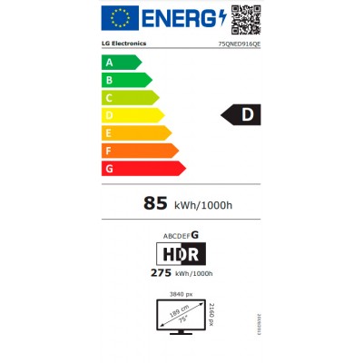 Televisor Mini LED LG 75QNED916QE