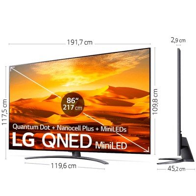 Televisor Mini LED LG 86QNED916QE