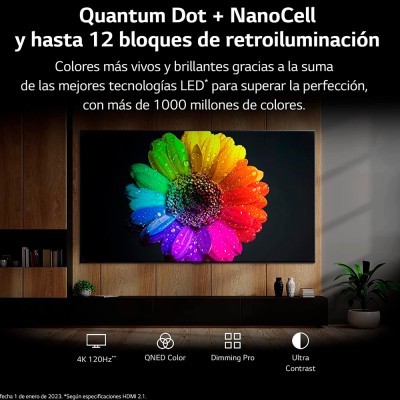 Televisor LED LG 86QNED816RE