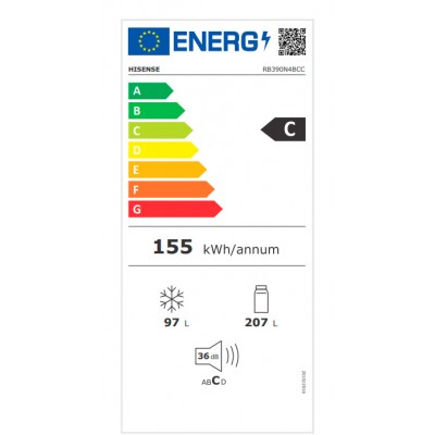 Combi HISENSE RB390N4BCC