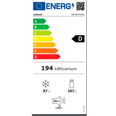 Combi HISENSE RB390N4DWD