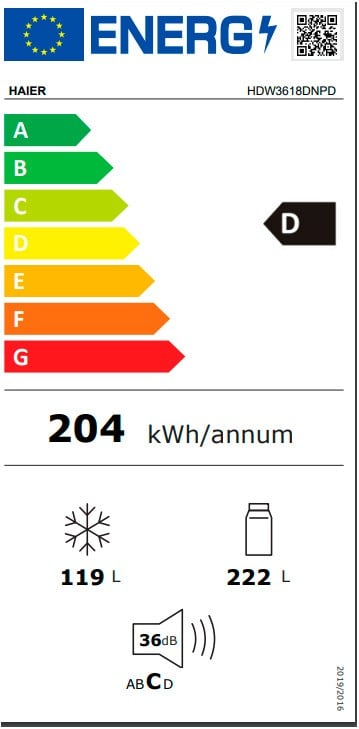 Etiqueta de Eficiencia Energética - 34005173