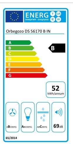 Etiqueta de Eficiencia Energética - DS56170BIN