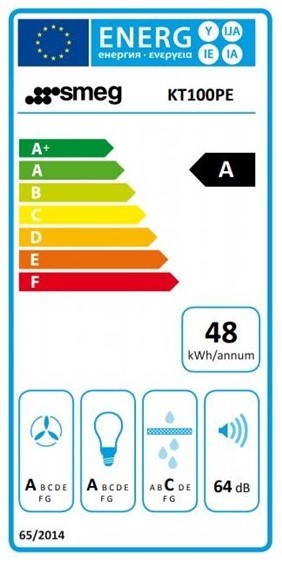 Etiqueta de Eficiencia Energética - KT100PE