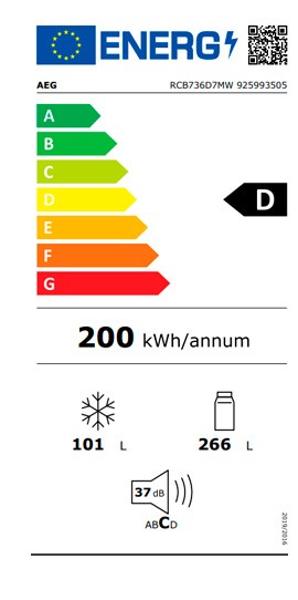 Etiqueta de Eficiencia Energética - 925993505