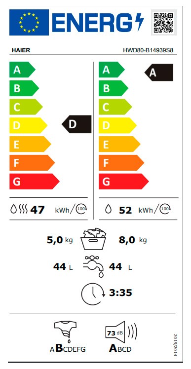 Etiqueta de Eficiencia Energética - 31019588
