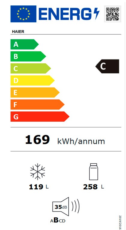 Etiqueta de Eficiencia Energética - 34005105