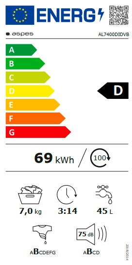 Etiqueta de Eficiencia Energética - AL7400DIDVB