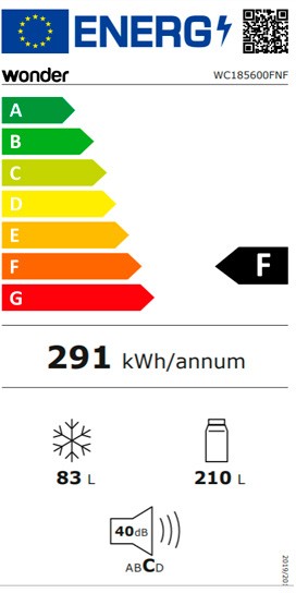 Etiqueta de Eficiencia Energética - WC185600FNF