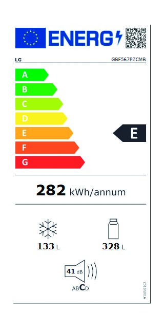 Etiqueta de Eficiencia Energética - GBF567PZCMB