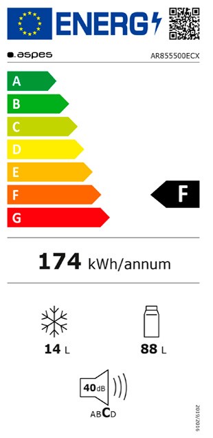Etiqueta de Eficiencia Energética - AR855500ECX