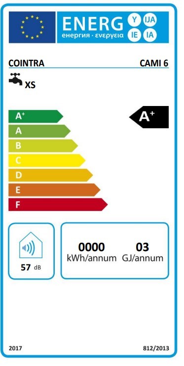 Etiqueta de Eficiencia Energética - VGCC1HGKF