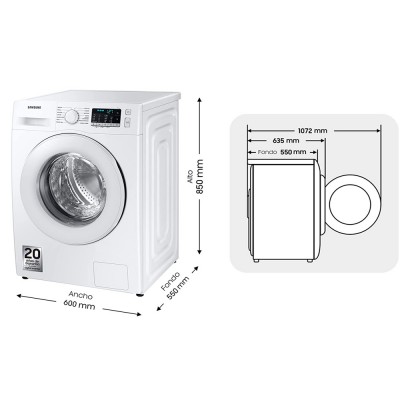 Lavadora SAMSUNG WW90TA046TE/EC