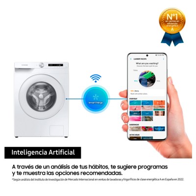 Lavadora SAMSUNG WW90T534DTW/S3