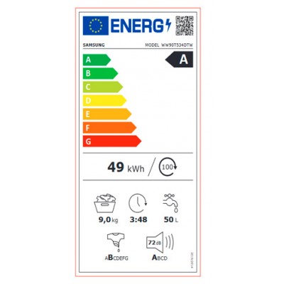 Lavadora SAMSUNG WW90T534DTW/S3