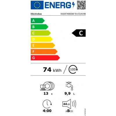 Lavavajillas ELECTROLUX ESS47400SW