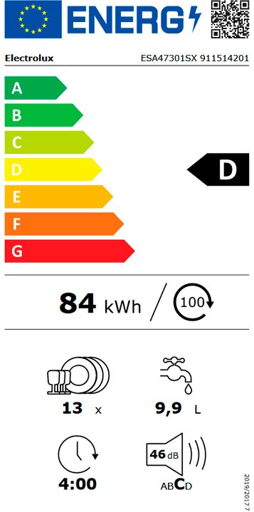 Etiqueta de Eficiencia Energética - 911514201