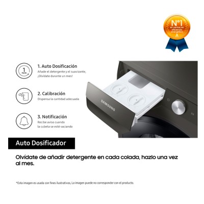 Lavadora SAMSUNG WW90T534DAN/S3