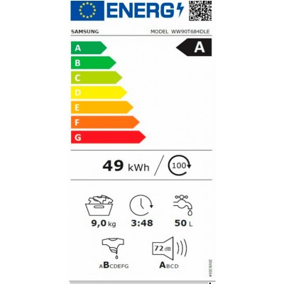 Lavadora SAMSUNG WW90T684DLE/S3