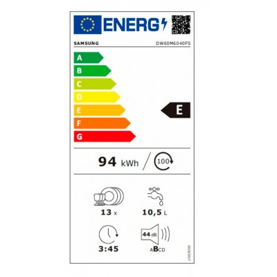 Lavavajillas SAMSUNG W60M6040FS/EC