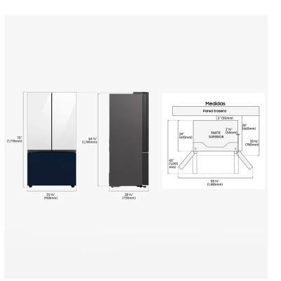 Frigorífico SAMSUNG RF24BB660E2MES