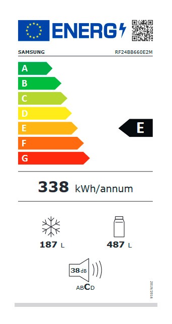 Etiqueta de Eficiencia Energética - RF24BB660E2MES
