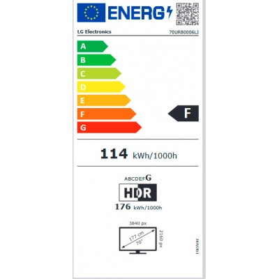 TV LED LG 70UR80006LJ