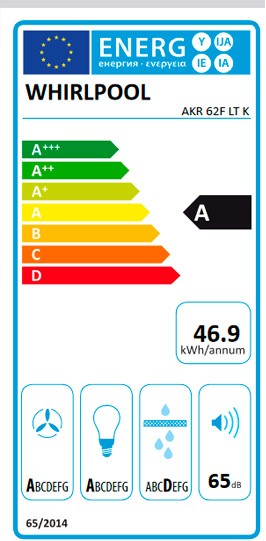 Etiqueta de Eficiencia Energética - AKR 62F LT K