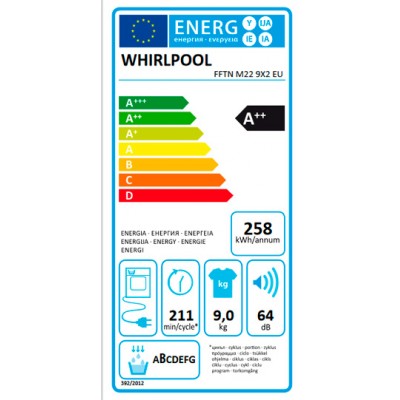 Secadora WHIRLPOOL FFTN M22 9X2 EU